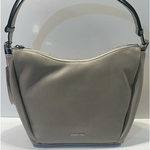 Calvin Klein Prism Top Zip Convertible Hobo Shoulder Bag - Picture 5 of 11